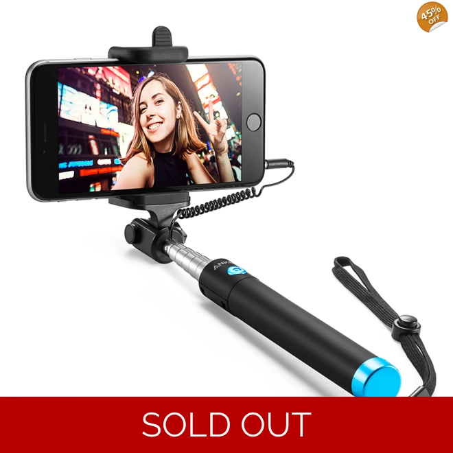 product Image for Monopod Extendable Selfie Stick For Apple Iphone/Android